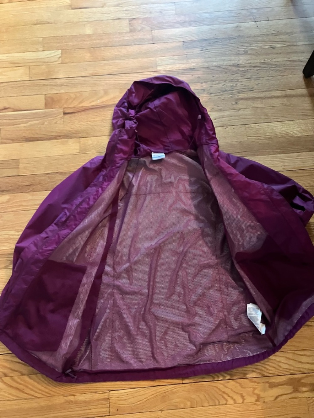 Columbia women’s burgundy plum waterproof rain jacket coat M SALE - Picture 6 of 9